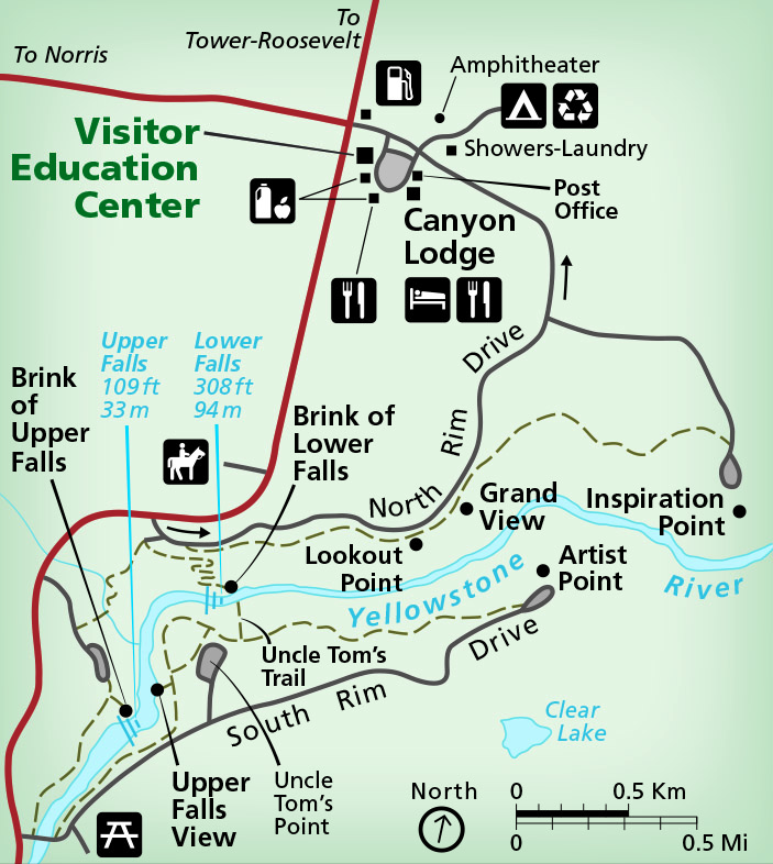 Canyon Area Map