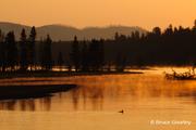 Yellowstone Sunrise Near Fishing Bridge