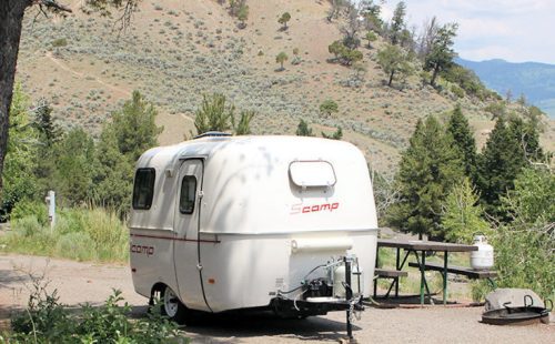 RV in Mammoth Campground
