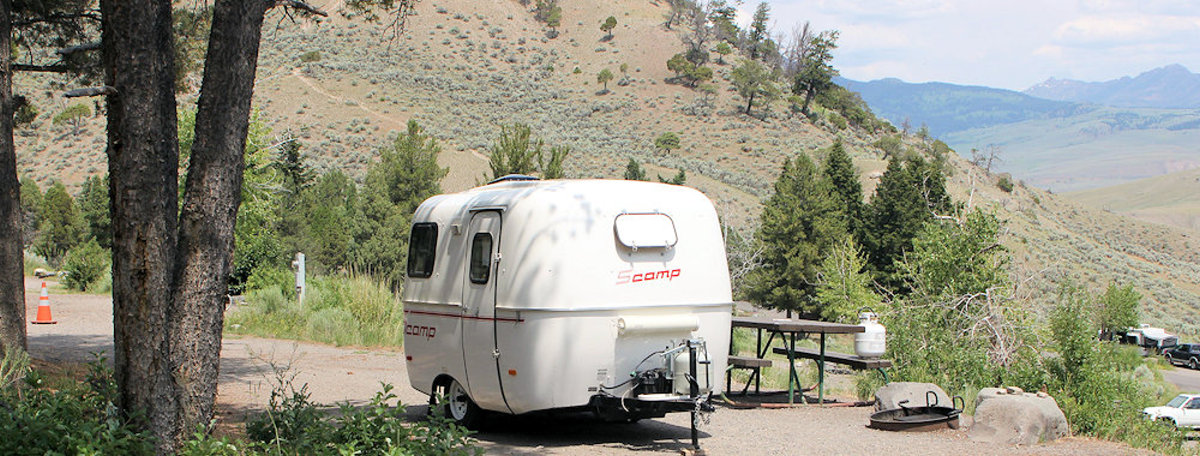 RV in Mammoth Campground