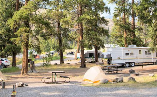 Tower Fall Campground