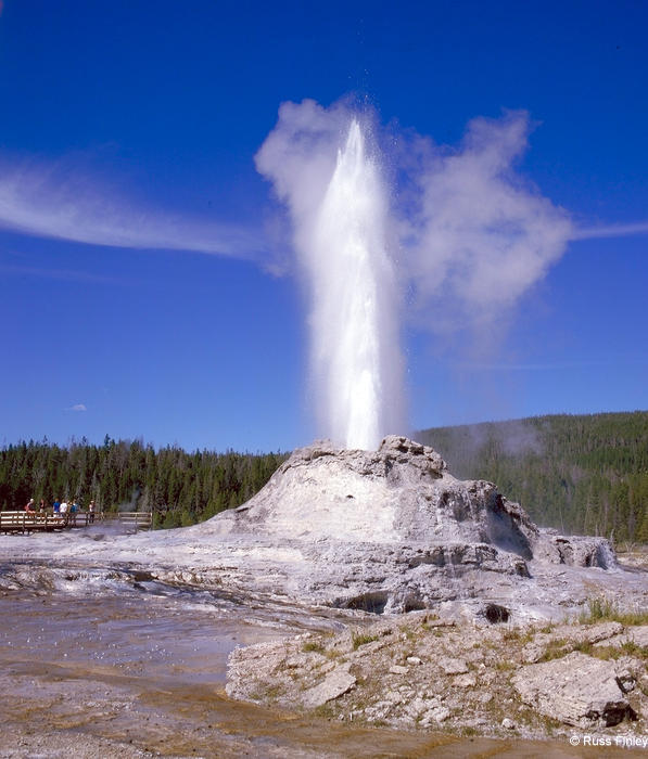 Castle Geyser Erupting