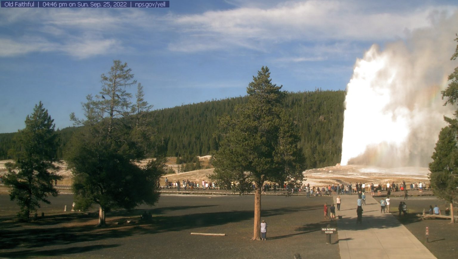 Old Faithful cam Yellowstone National Park cams