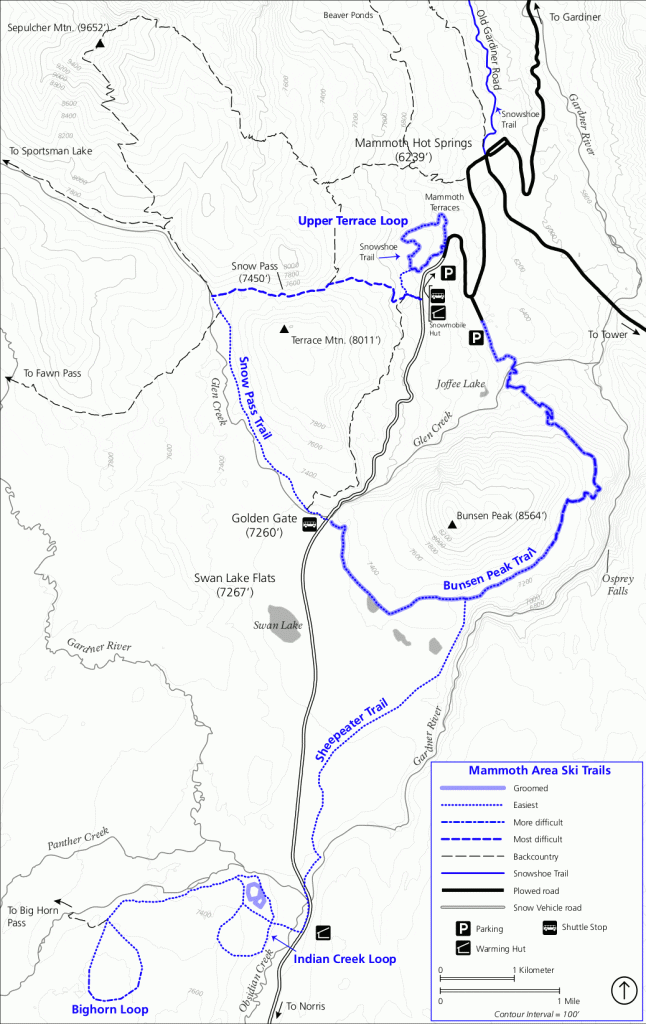 Mammoth Winter Map